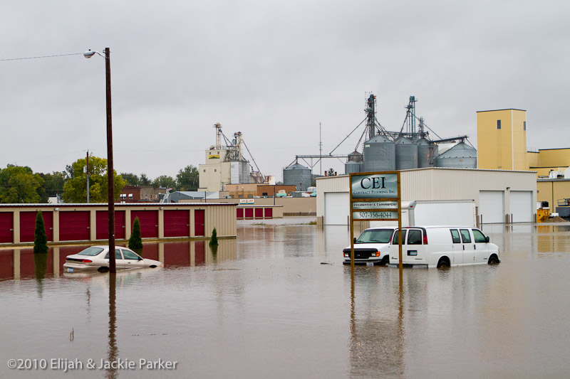 Flooding in Pine Island, MN