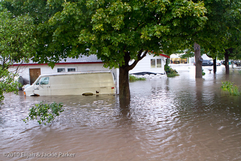 Flooding in Pine Island, MN