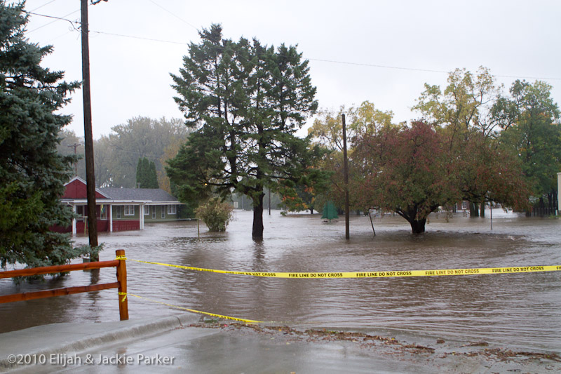 Flooding in Pine Island, MN