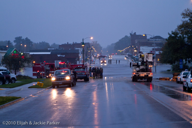 Flooding in Pine Island, MN