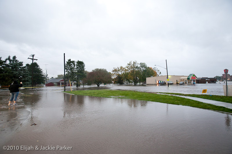 Flooding in Pine Island, MN